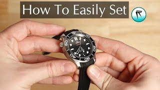 How To Easily Set An OMEGA SEAMASTER 300m From Dead - (Calibre 8800) Ripire's Reviews