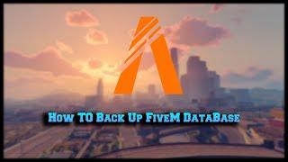 How To Backup FiveM Database using Heidi SQL