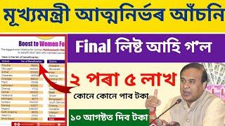 Atmanirbhar Assam Final List _ cmaaa final list check _ how to check cmaaa final list 2024