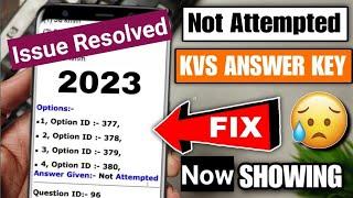 KVS PRT Answer Key , Response Key 2023 Out | KVS ANSWER KEY not Attempted Issue |kvs prt Cutoff 2023