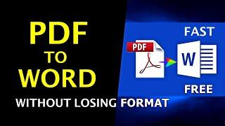 How to Convert PDF to Word Without Losing Format - Quick Way