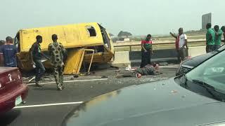 TERRIBLE ACCIDENT JUST HAPPENED ON 3rd MAINLAND BRIDGE