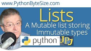 A Python Mutable list storing Immutable types