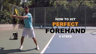 How To Hit Perfect Forehand - 5 Steps (TENFITMEN - Episode 141)