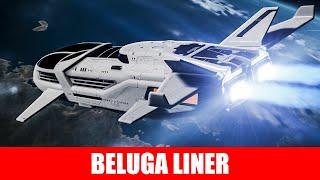 САМЫЙ БОЛЬШОЙ КОРАБЛЬ В ИГРЕ ЛАЙНЕР КЛАССА ЛЮКС ОБЗОР НА BELUGA LINER Elite Dangerous 2020