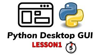 Create First GUI App - Python Customtkinter Lesson 1