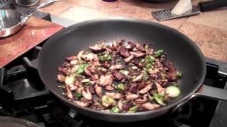 Roasted Mushrooms and Brussel Sprout Frittata With Jeffrey Saad