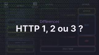 Quelles sont les différences entre HTTP 1, 2 & 3 ?