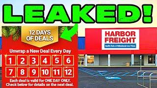 Harbor Freight 12 Days of Deals LEAKED!