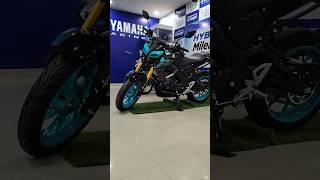 Short view  Presented 2024 model New Yamaha MT15 in Blue black colour #bike #trending #mt15 #2024