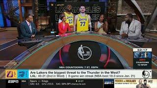 NBA Countdown | LeBron + Luka = NBA Finals! - Perk rips Stephen A.: Lakers will dethrone Thunder