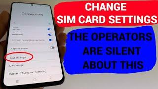 CHANGE THESE SIM CARD Settings for Best Connection & Ultra-Fast INTERNET