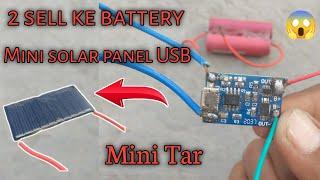 How To Make Mini Electric 2 sell ion battery Mini solar panel Mini Electric usb