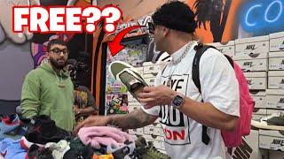 Fousey goes to Cool Kicks in LA! **FREE SHOES**