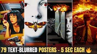 79 Movie Posters With BLURRED TEXT! Ultimate Quiz - Can You Name Them All? 