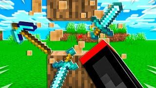 Minecraft But Punching Unlocks Secret Items...