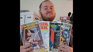 Pt 2 haul from ThreeSixty Comics and Pope of chili town comic haul Iron Man, Aquaman, and more keys.