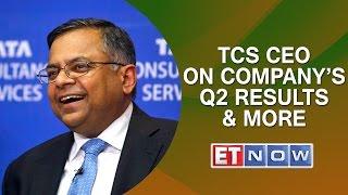 TCS CEO N Chandrasekaran On Company’s Q2 Results & More | EXCL