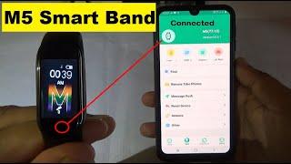 M5 Smart Band | M5 Smart Band Connect to Phone | M5 Band Setup & Review | M5 Smart Band Time Setting