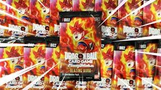 Opening MORE Dragon Ball Super Blazing Aura Booster Packs