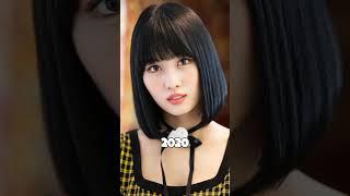 Momo's evolution (2015-2024) #twice #momo #shorts #misamo #strategy #kpop #identity #twicemomo #jpop