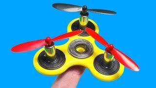 9 AWESOME FIDGET SPINNER TRICKS & LIFE HACKS