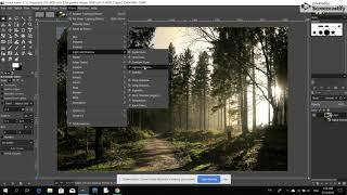 GIMP for light and shadow (Lighting Effects)