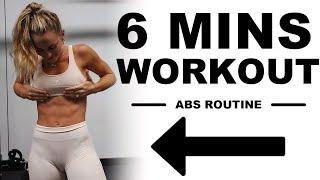 6 MINS ABS W/ EXERCISE BALL