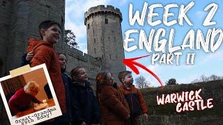 9 Kids Meet Their GREAT-GRANDMA, Takeover WARWICK CASTLE, AND Our Van IS HERE! || WEEK 2: ENGLAND