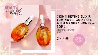 BPoM: Skinn Divine Elixir Luminous Facial Oil w Manuka Honey + C