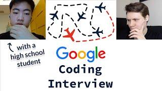 Google Coding Interview With A High School Student