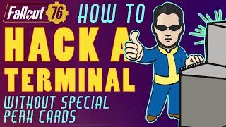 Fallout 76 How To Hack A Terminal // Tips For New Players