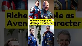 Richest People As Avenger Character #ai