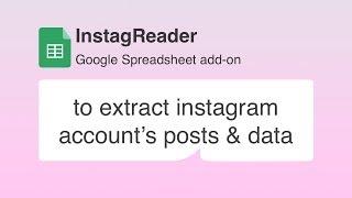 instagReader - how to get posts