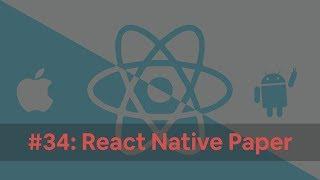 React Native Tutorial 34: Using React Native Paper