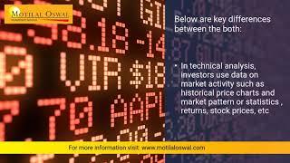 Difference Between Fundamental Analysis v/s Technical Analysis by Motilal Oswal