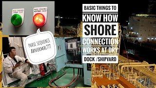 Basic things to know how Shore Connection works at dry dock /shipyard / STX/KTE / Hyundai/ black out