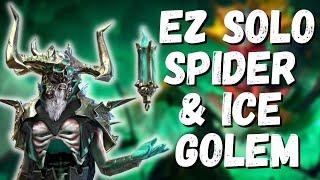 He Can Do MORE Than Enable Speed Runs! Crypt King Solo Spider & Golem 20&24 | RAID SHADOW LEGENDS