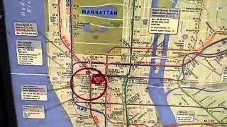 NYC subway map with ASMR