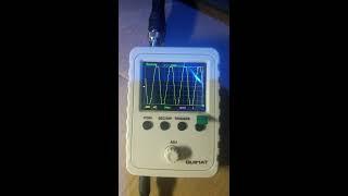 When a "clipped" signal isn't an amp clipping. It's your oscilloscope. Quimat 2.4" Oscilloscope $40