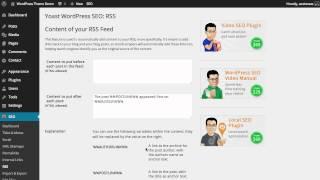 Yoast WordPress SEO Setup Guide  RSS Feed