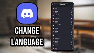 How To Change Language In Discord Mobile