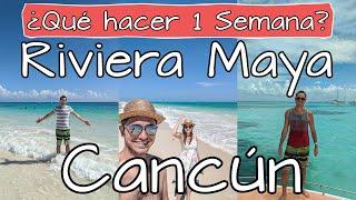 Qué hacer en Cancún ️ Itinerario 1 semana en Riviera Maya  Playas, Cenotes, Islas, Ruinas y más!