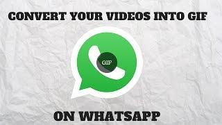 How to Convert Videos into GIF on WhatsApp