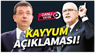 Ekrem İmamoğlu ve Müsavat Dervişoğlu'ndan kayyum açıklaması!