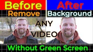 Remove Background Without Green Screen in Filmora!