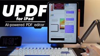 UPDF AI-powered PDF editor app for iPad
