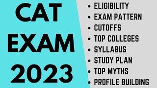 CAT exam 2023: Complete syllabus, top colleges, study plan, exam pattern, cutoffs, eligibility