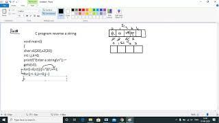 C program to reverse a string by Alok Sir