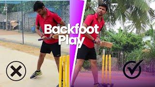 Right and Wrong in Backfoot play | Learn the basics | Crikvoice